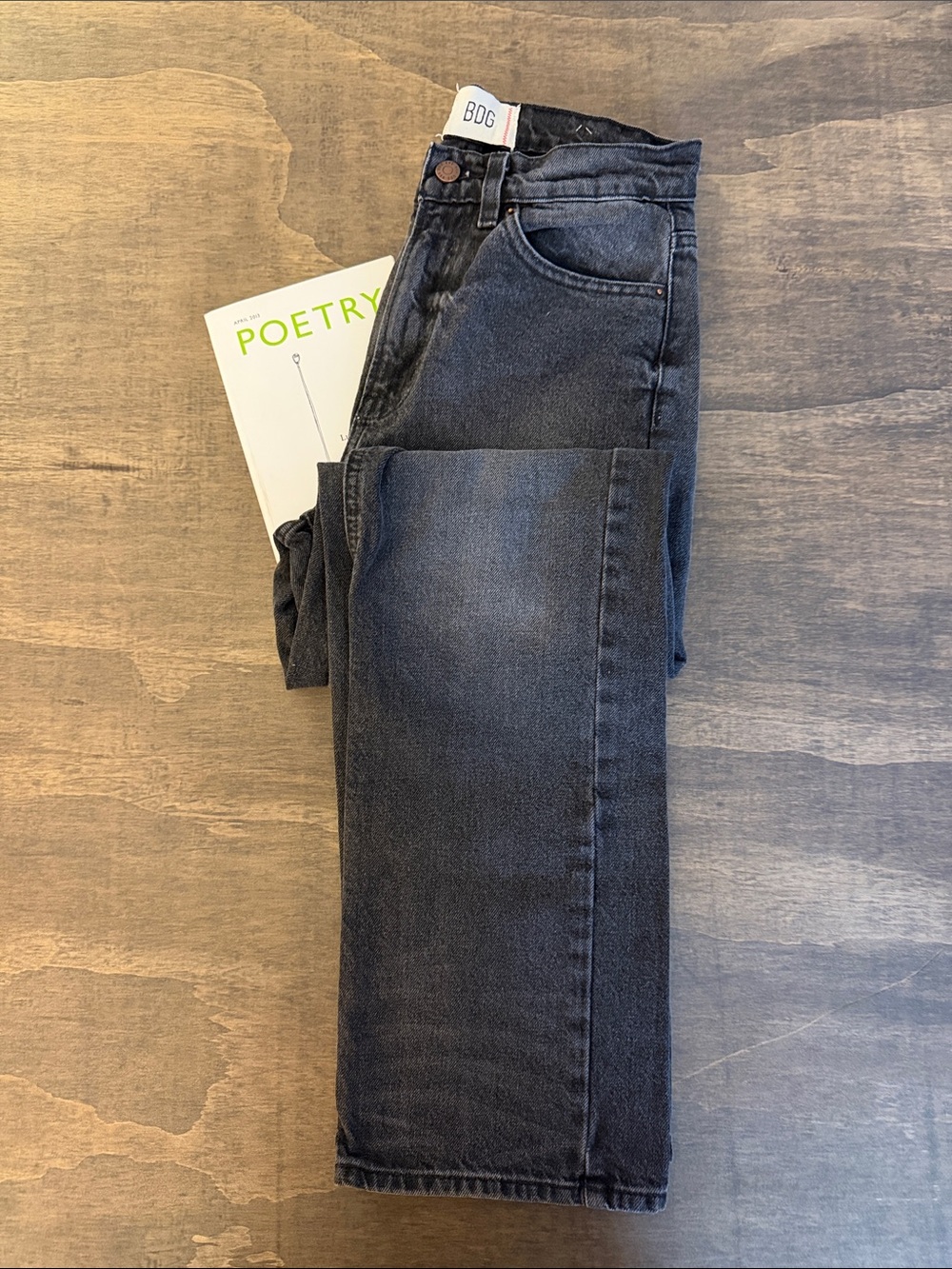 BDG Black Straight-Leg Men's Jeans